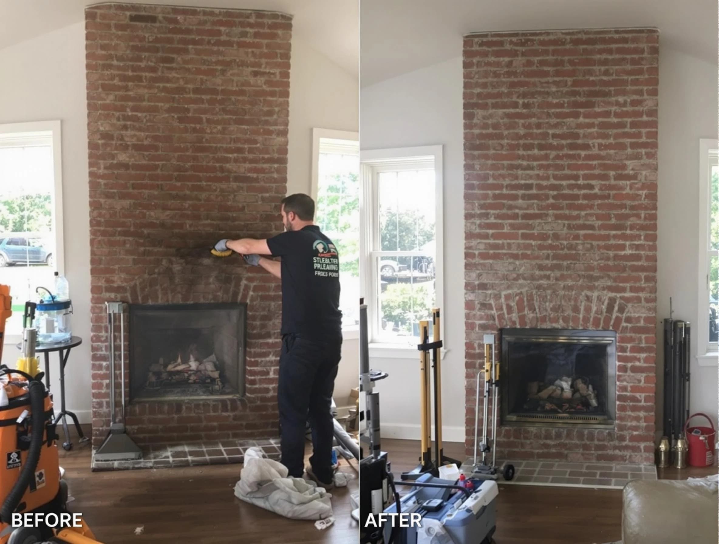 Finished chimney sweeping service by Superior Chimney Sweep in Superior, CO