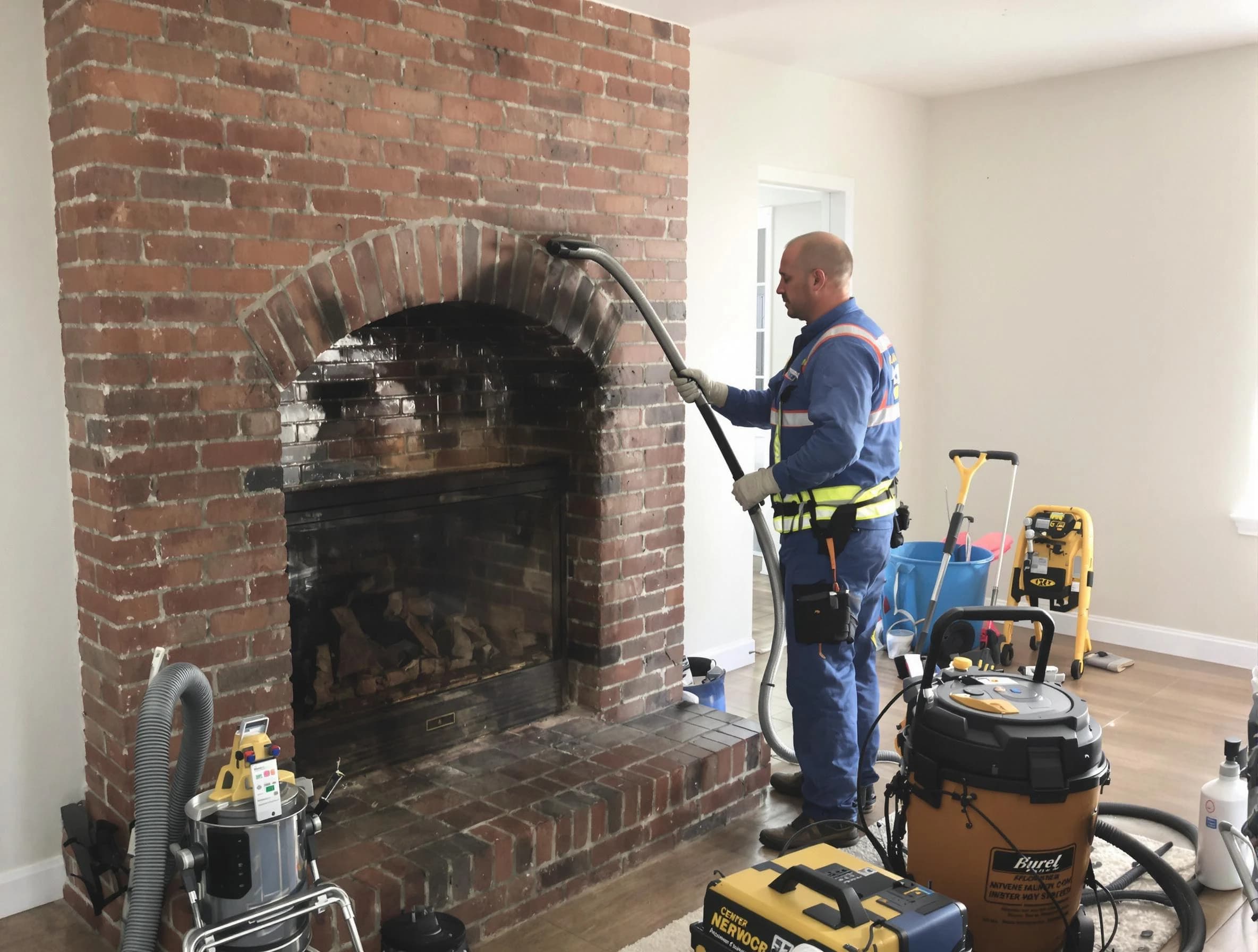 Superior Chimney Sweep expert performing detailed chimney sweep in Superior, CO
