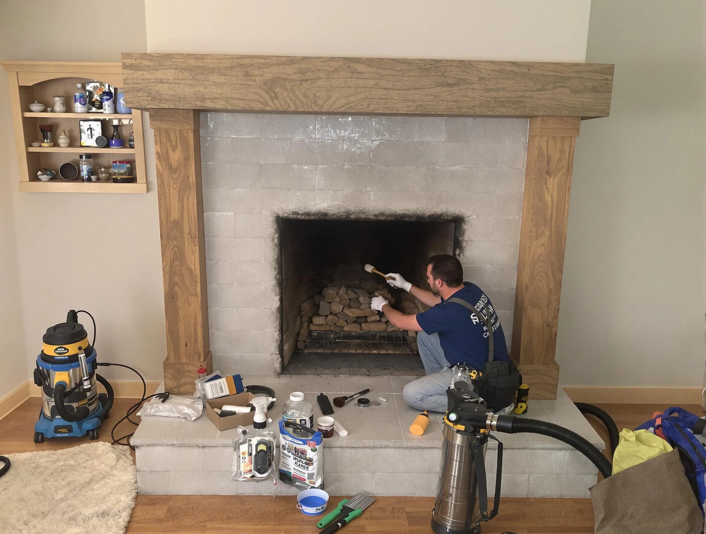 Detailed creosote removal process by Superior Chimney Sweep in Superior, CO