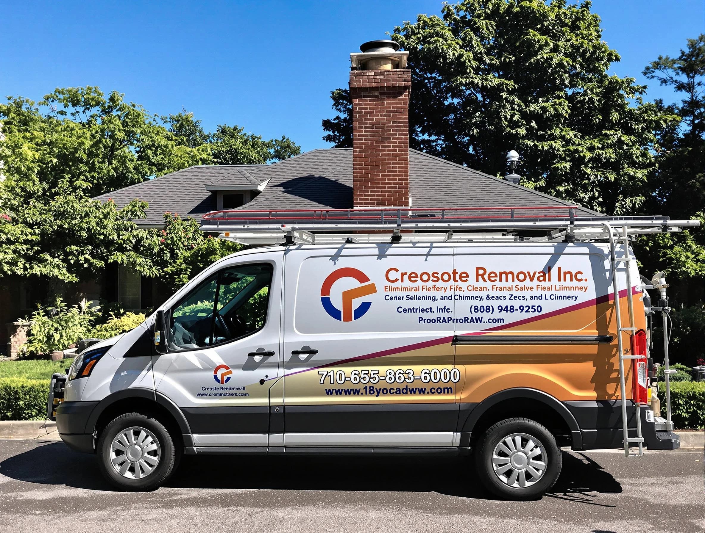 Superior Chimney Sweep technician removing creosote safely in Superior, CO