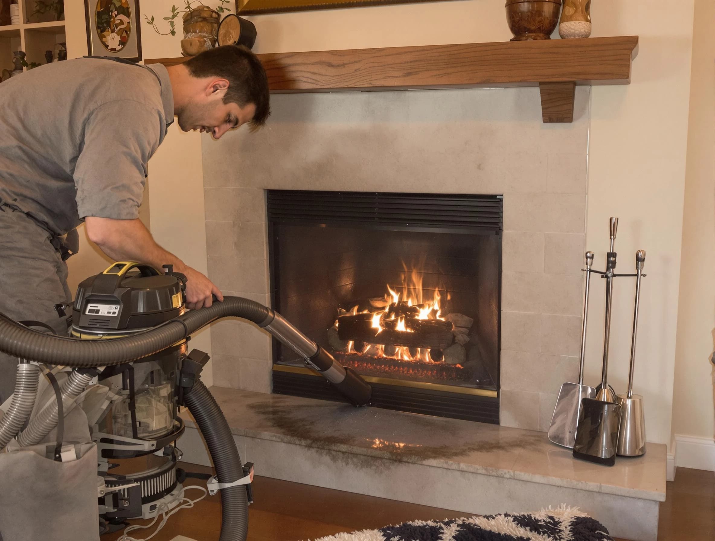 Routine fireplace upkeep by Superior Chimney Sweep in Superior, CO