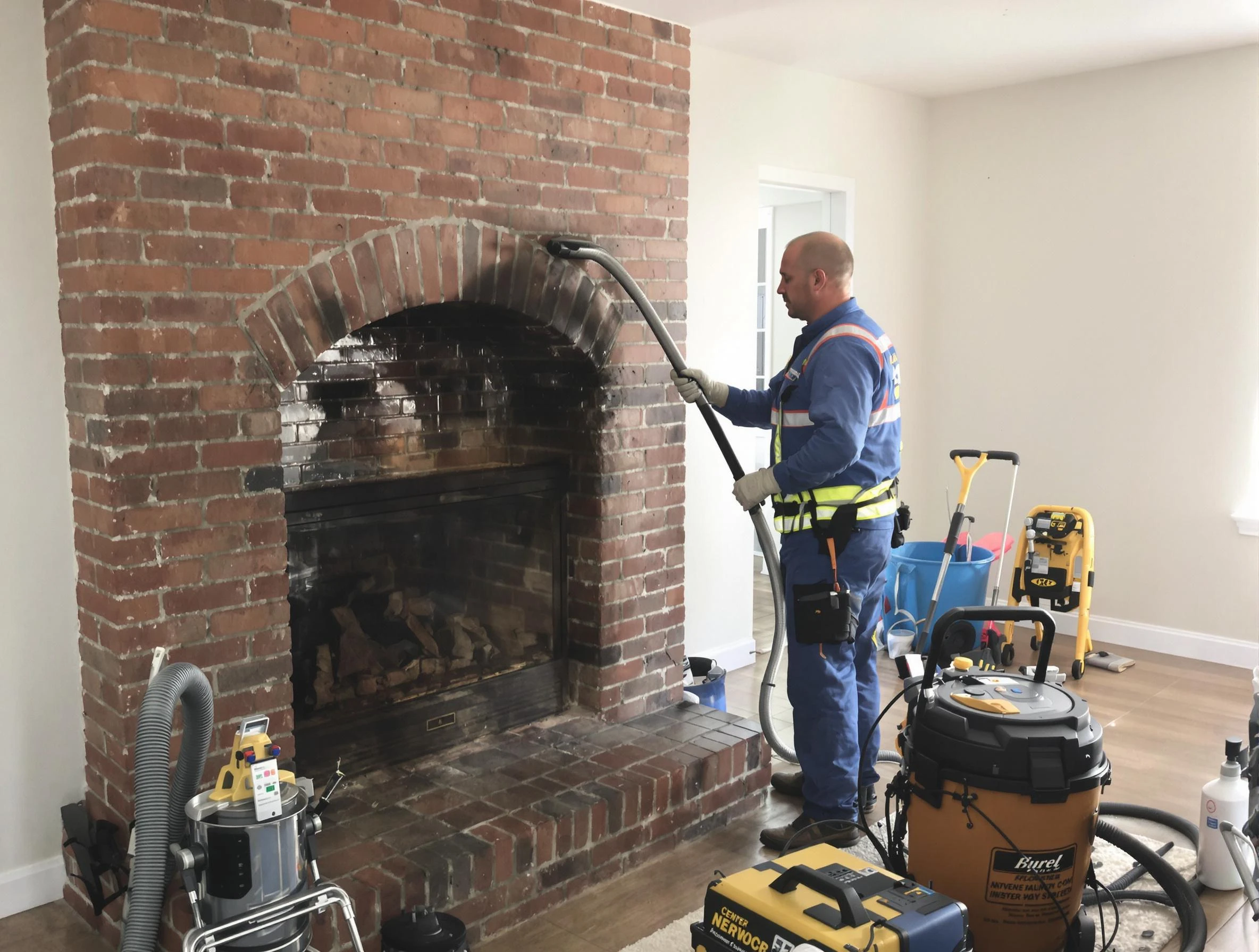 Superior Chimney Sweep expert performing detailed chimney sweep in Superior, CO